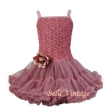 Dusky Ornate Pink Belle Tutu Dress